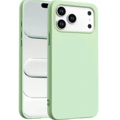 iPhone 17 Pro Max - Silikon Case mit Mikrofaser-Innenseite