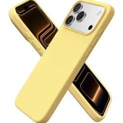 iPhone 17 Pro Max - Silikon Case mit Mikrofaser-Innenseite