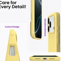 iPhone 17 Pro Max - Silikon Case mit Mikrofaser-Innenseite