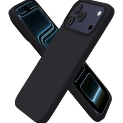 iPhone 17 Pro Max - Silikon Case mit Mikrofaser-Innenseite