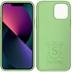iPhone 14 Pro Max - Silikon Case mit Mikrofaser-Innenseite