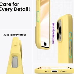 iPhone 16 Pro Max - Silikon Case mit Mikrofaser-Innenseite