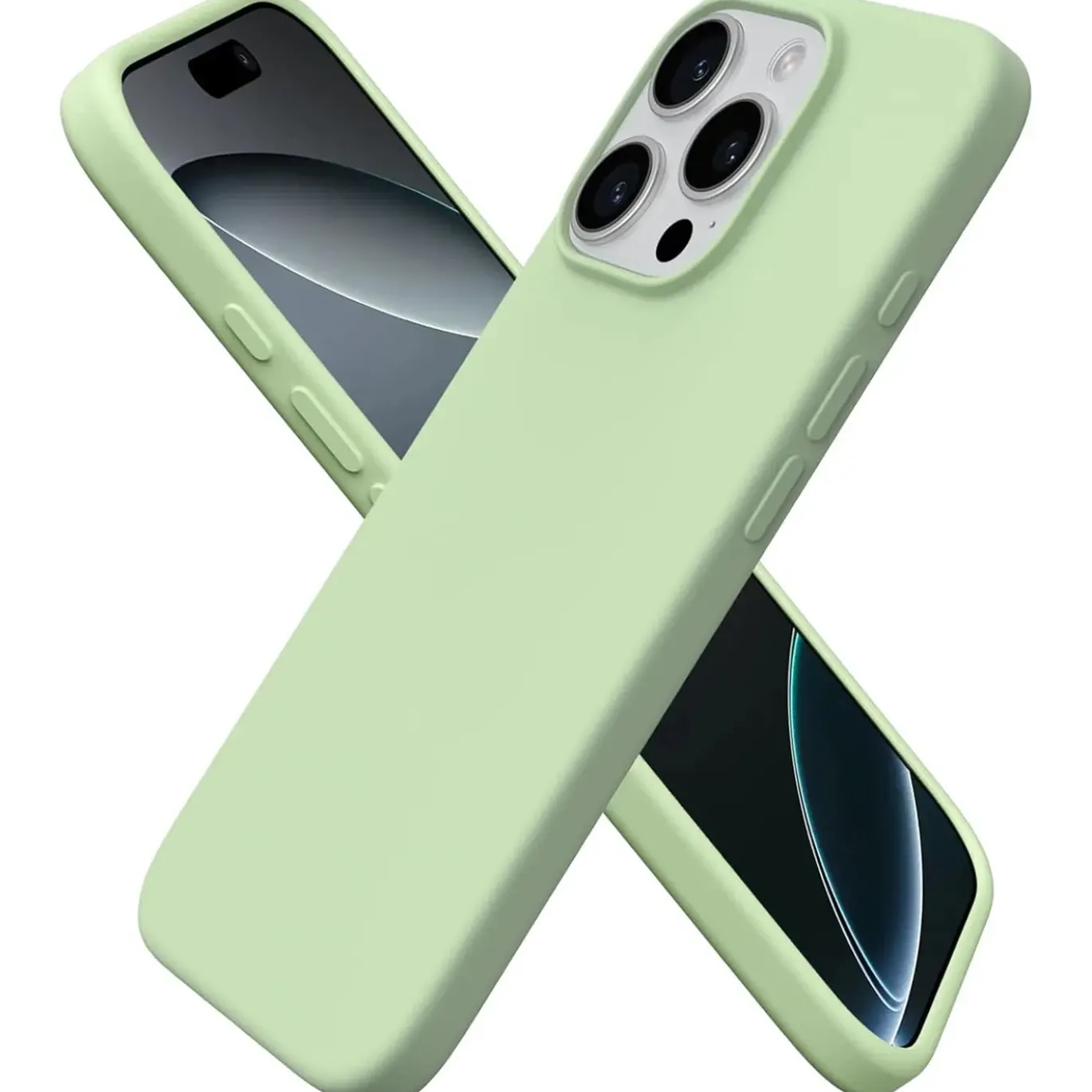 iPhone 16 Pro Max - Silikon Case mit Mikrofaser-Innenseite