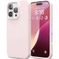 iPhone 16 Pro Max - Silikon Case mit Mikrofaser-Innenseite