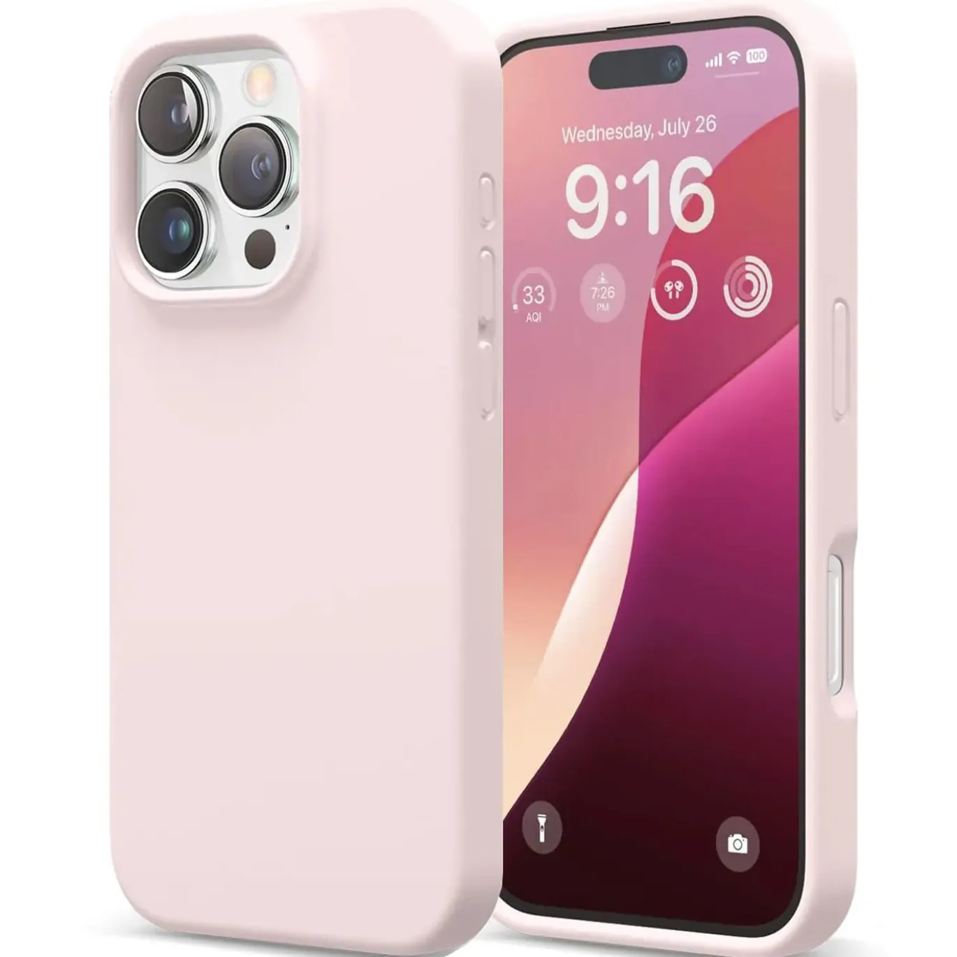 iPhone 16 Pro Max - Silikon Case mit Mikrofaser-Innenseite