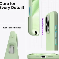 iPhone 16 Pro Max - Silikon Case mit Mikrofaser-Innenseite