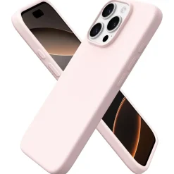iPhone 16 Pro Max - Silikon Case mit Mikrofaser-Innenseite