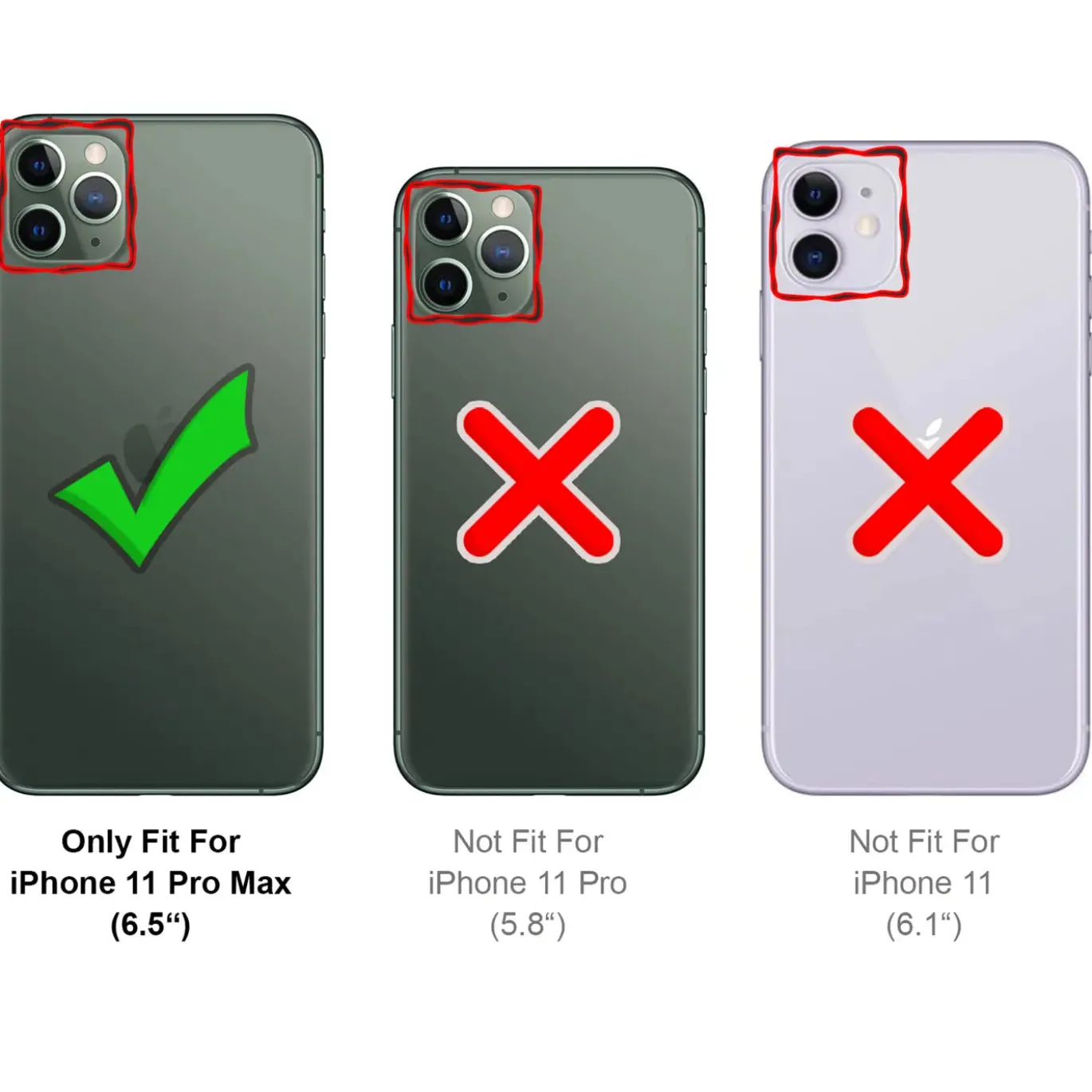 iPhone 11 Pro Max - Silikonhülle mit Kartenfach & Kameraschutz