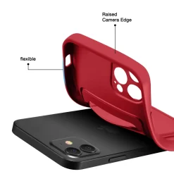 iPhone 13 Pro Max - Silikonhülle mit Kartenfach & Kameraschutz
