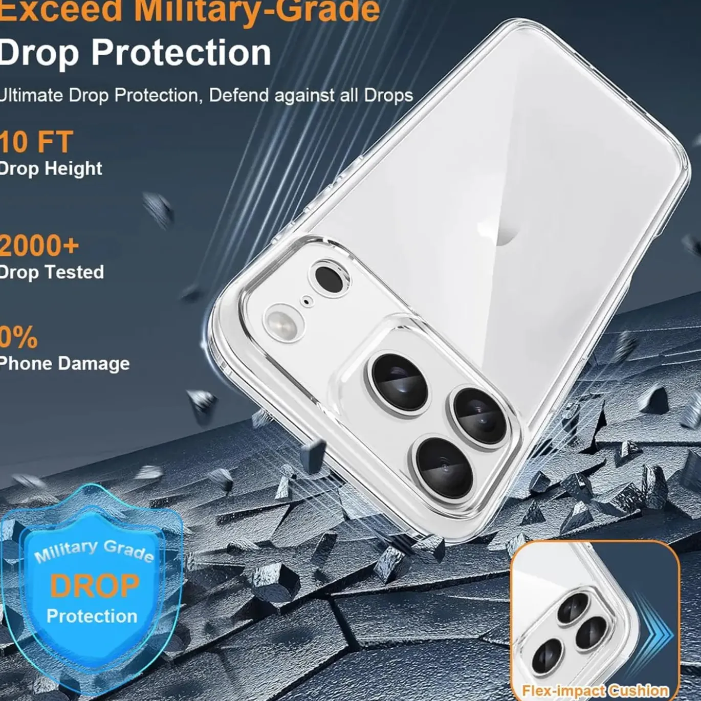 iPhone 17 Pro Max - Slim Clear Case Hülle