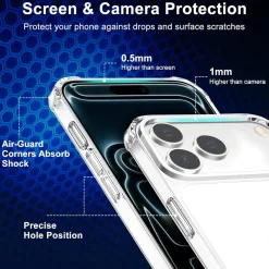 iPhone 17 Pro Max - Stoßfestes Clear Case