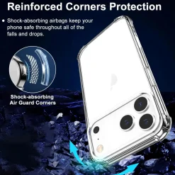 iPhone 17 Pro Max - Stoßfestes Clear Case