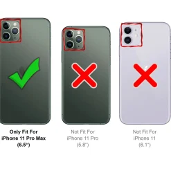 iPhone 11 Pro Max - TPU Rückschale mit Wellenmuster