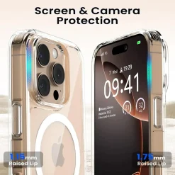 iPhone 16 Pro Max - Transparente MagSafe Silikonhülle