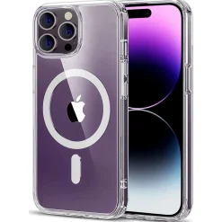 iPhone 14 Pro Max - Transparente MagSafe Silikonhülle