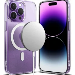 iPhone 14 Pro Max - Transparente MagSafe Silikonhülle