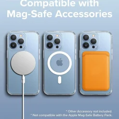 iPhone 14 Pro Max - Transparente MagSafe Silikonhülle