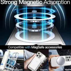 iPhone 16 Pro Max - Transparente MagSafe Silikonhülle