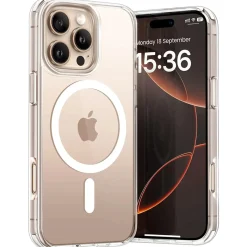 iPhone 16 Pro Max - Transparente MagSafe Silikonhülle