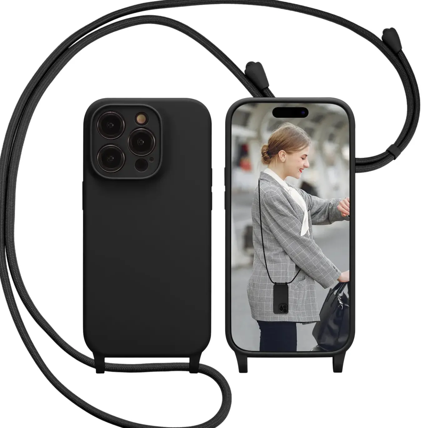 iPhone 14 Pro Max - Umhängehülle mit Kameraschutz