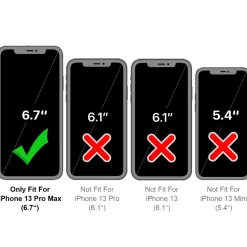 iPhone 13 Pro Max - Wallet Etui mit Standfunktion