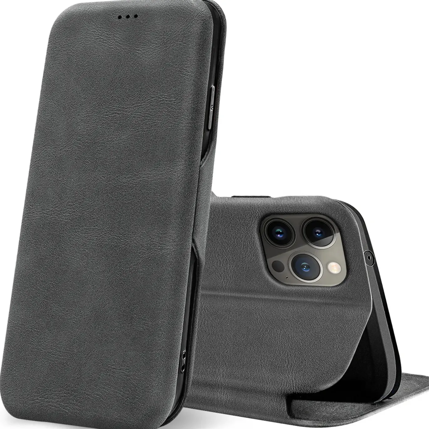 iPhone 15 Pro Max - Wallet Etui mit Standfunktion