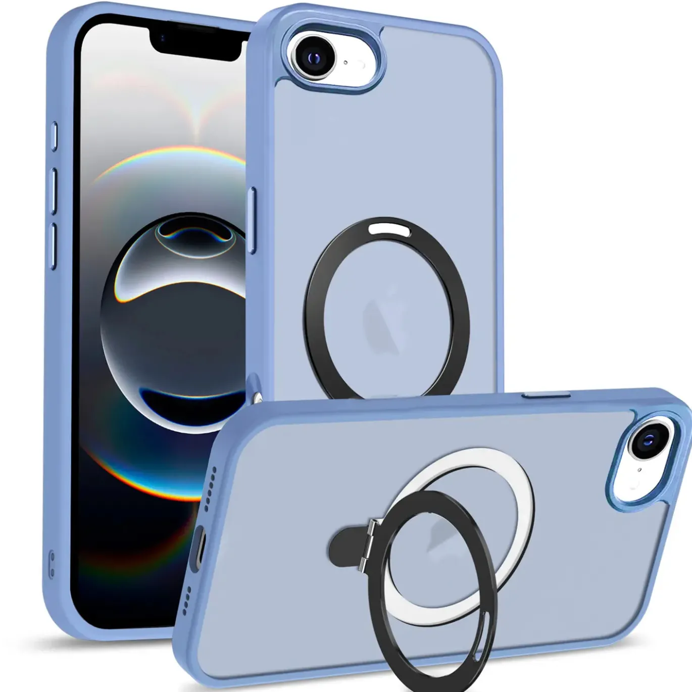 iPhone 16e - Farbige MagSafe Hülle mit Ring
