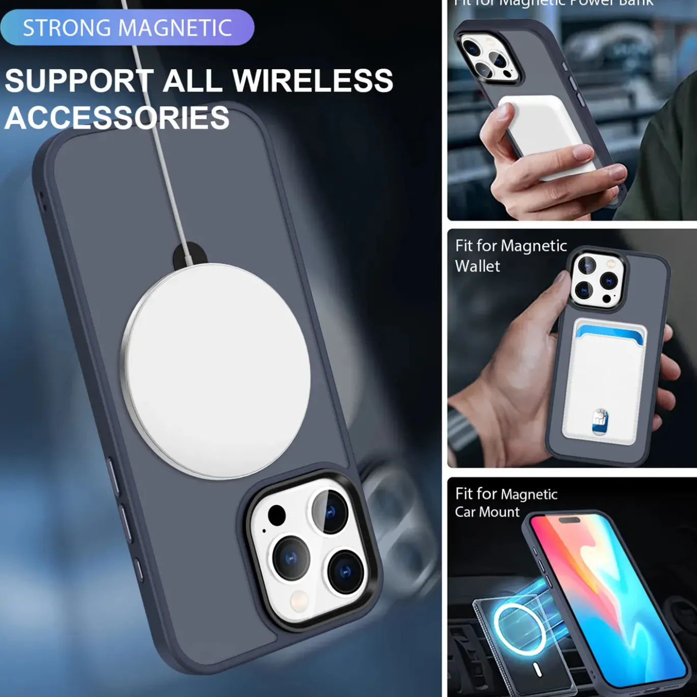 iPhone 16e - Farbige MagSafe Hülle mit Ring