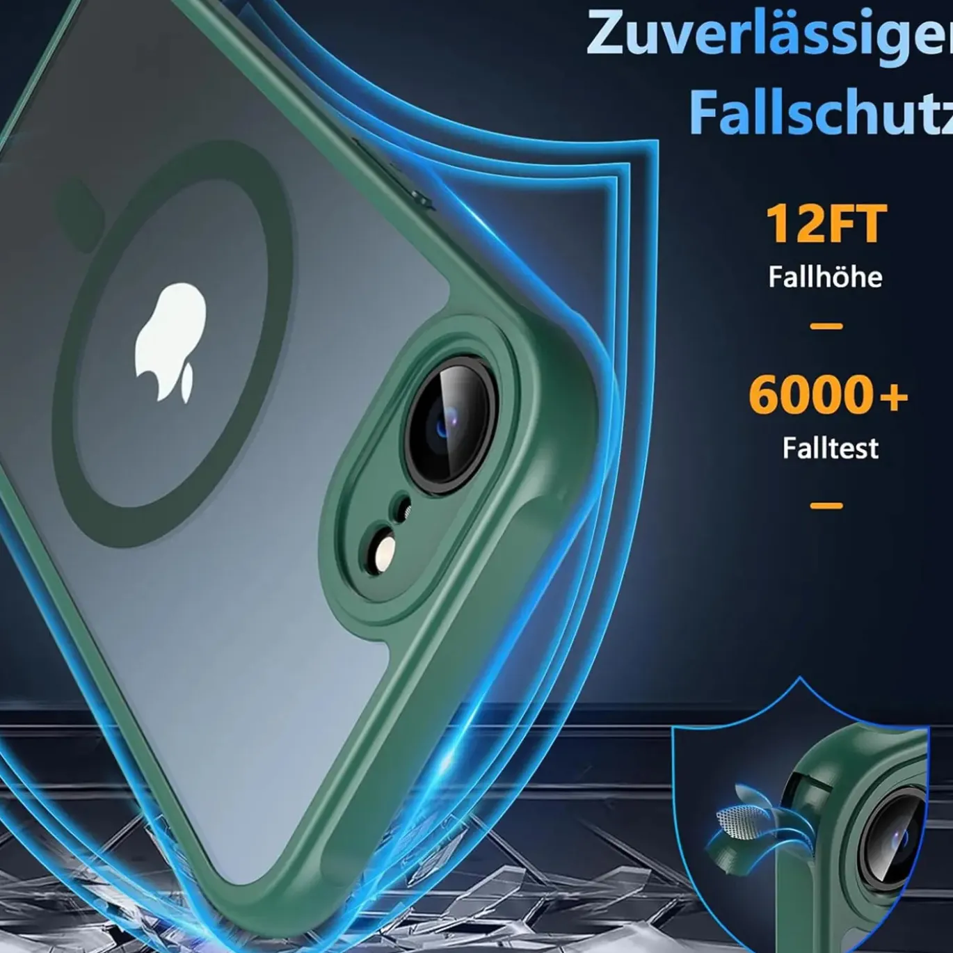 iPhone 16e - Farbige MagSafe Hülle mit Kameraschutz