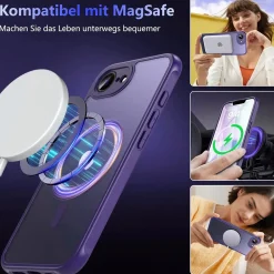 iPhone 16e - Farbige MagSafe Hülle mit Kameraschutz