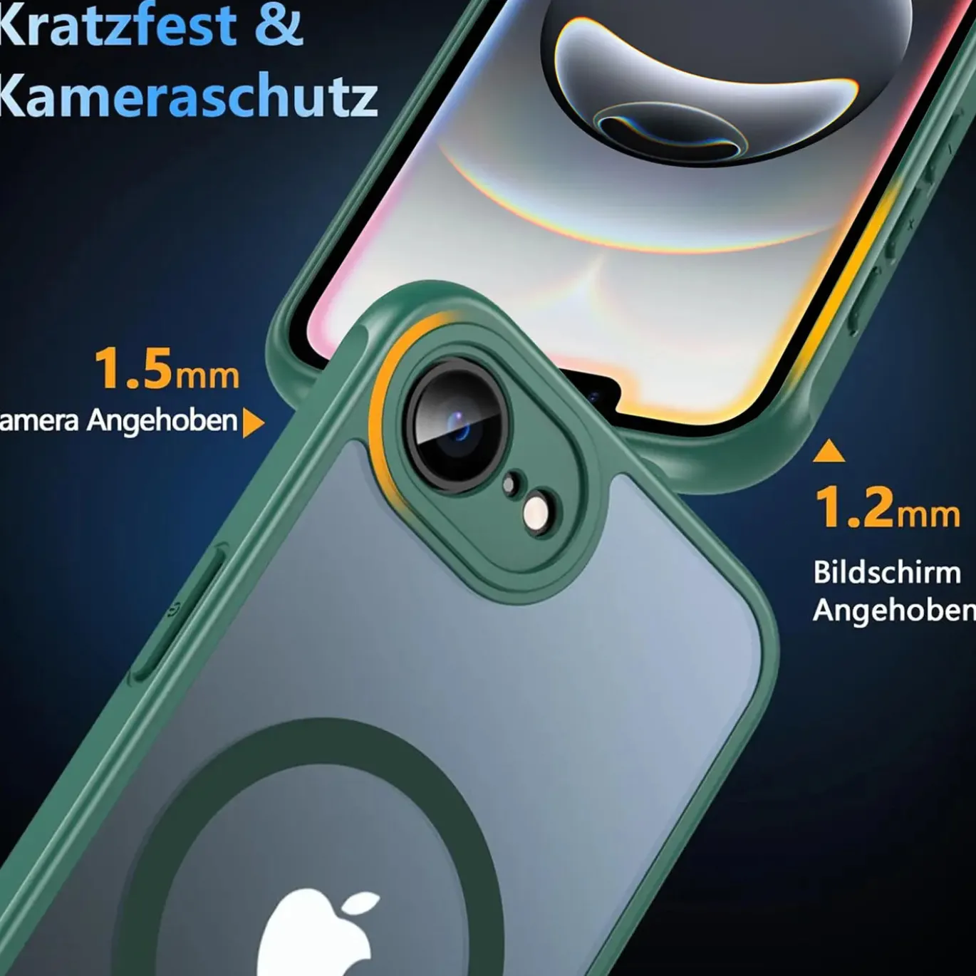 iPhone 16e - Farbige MagSafe Hülle mit Kameraschutz
