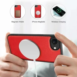 iPhone 16e - Klapphülle mit Kartenfächern & MagSafe-Kompatibilität