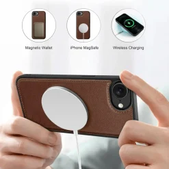 iPhone 16e - Klapphülle mit Kartenfächern & MagSafe-Kompatibilität