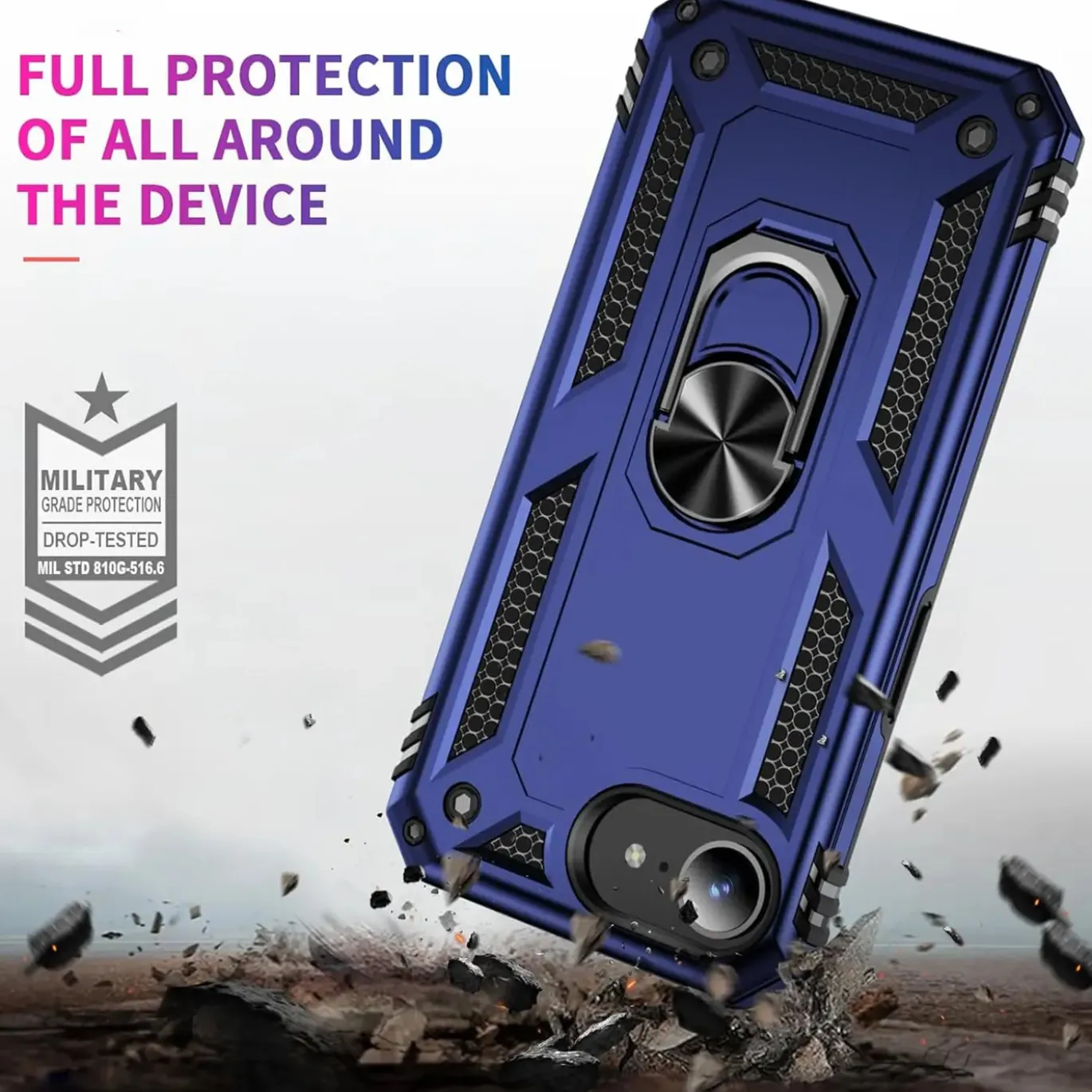 iPhone 16e - Outdoor Hardcase mit Ringhalter