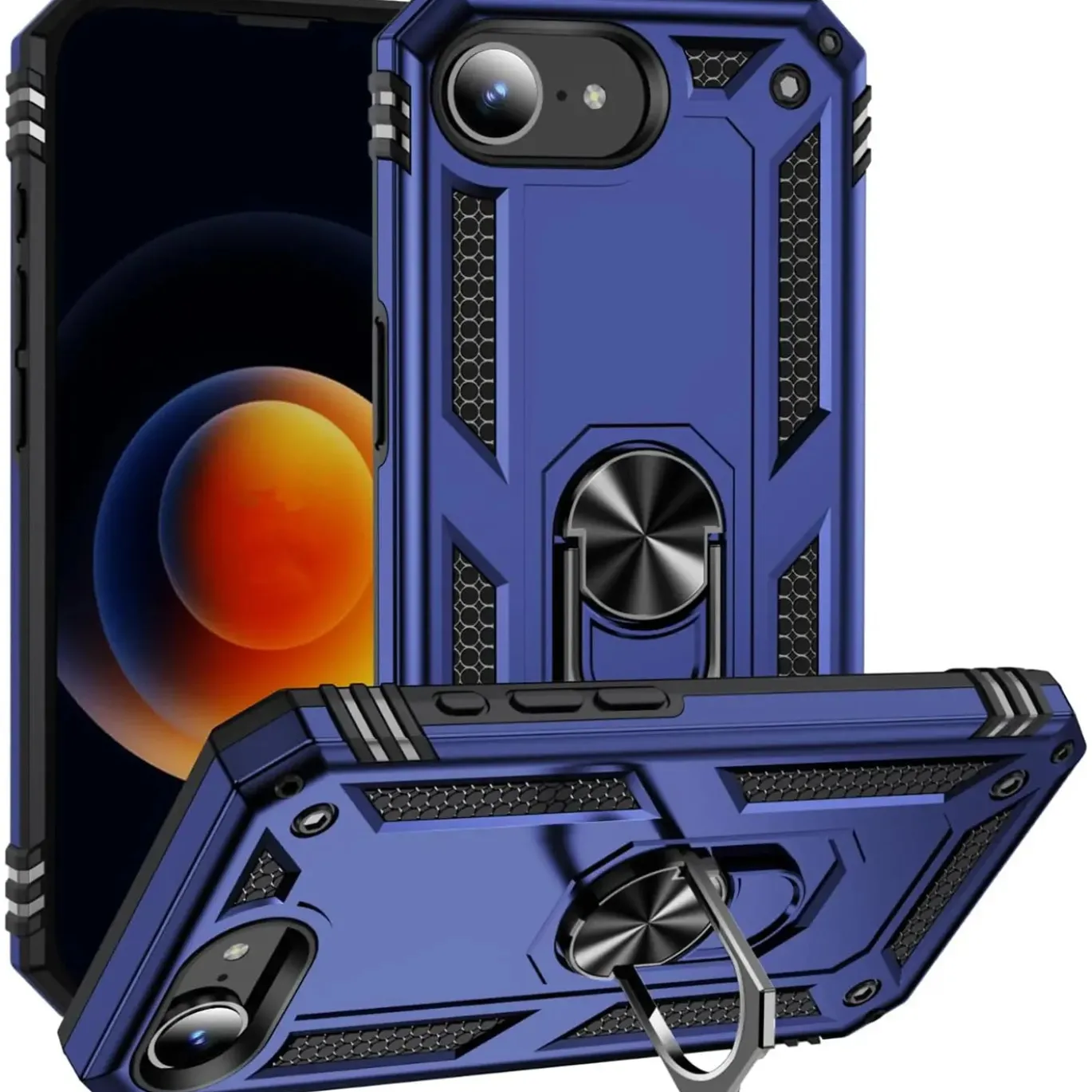 iPhone 16e - Outdoor Hardcase mit Ringhalter