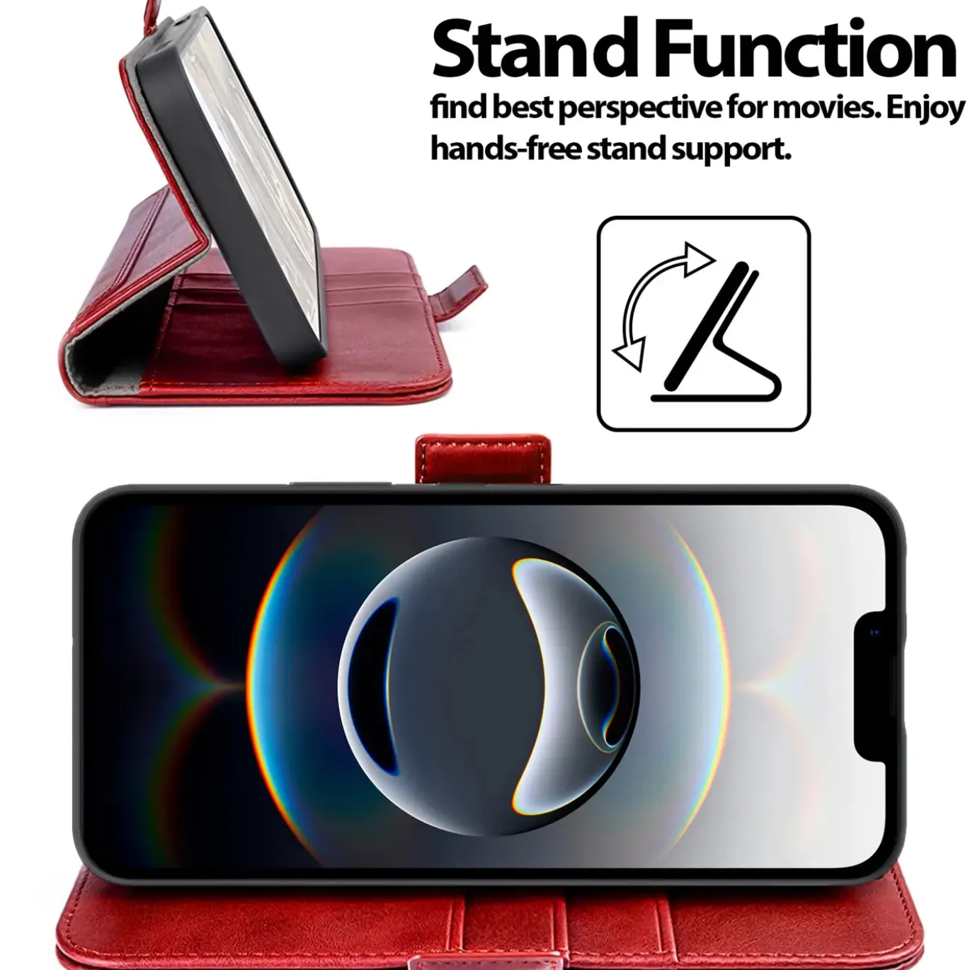 iPhone 16e - Robuste Klapphülle mit RFID Block