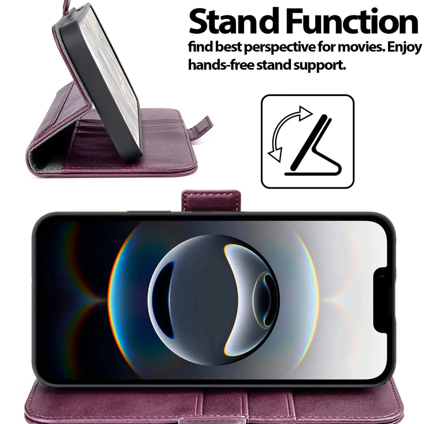 iPhone 16e - Robuste Klapphülle mit RFID Block