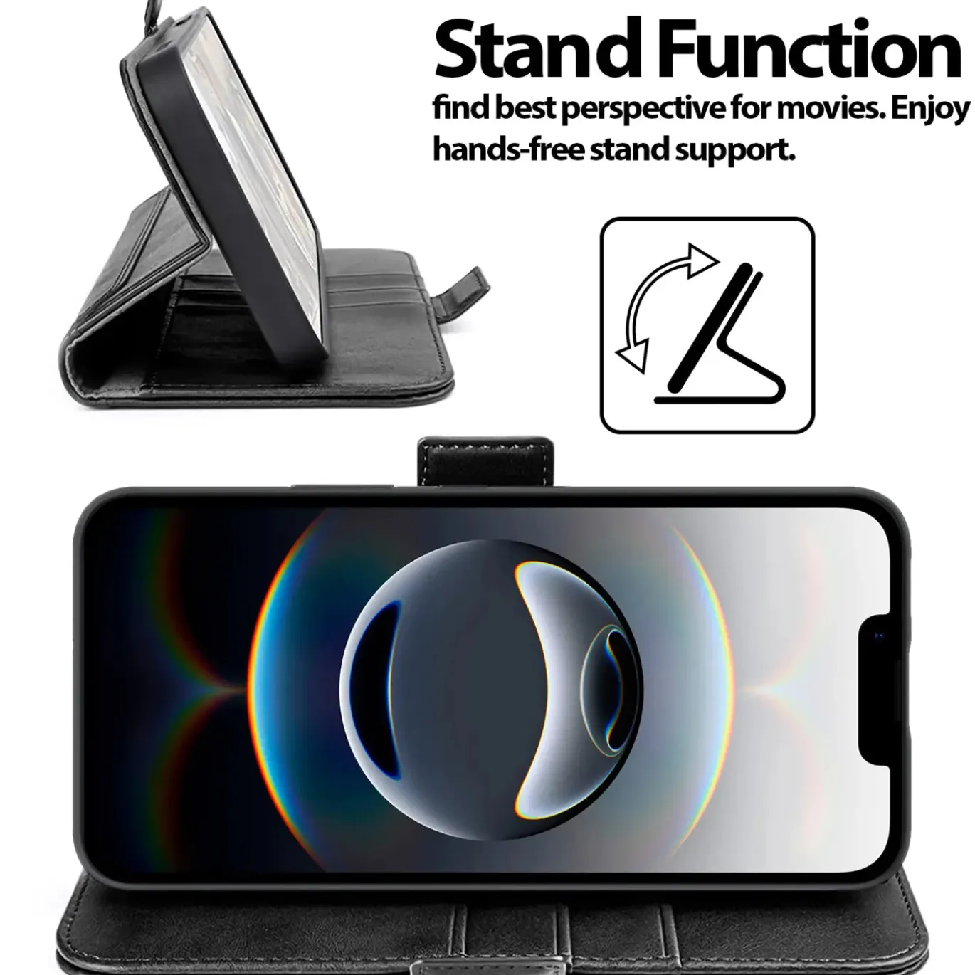 iPhone 16e - Robuste Klapphülle mit RFID Block
