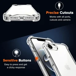 iPhone 16e - Stoßfestes Clear Case