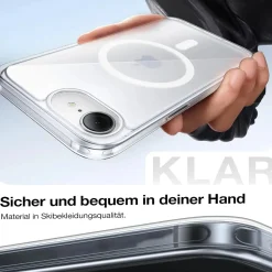 iPhone 16e - Transparente MagSafe Silikonhülle