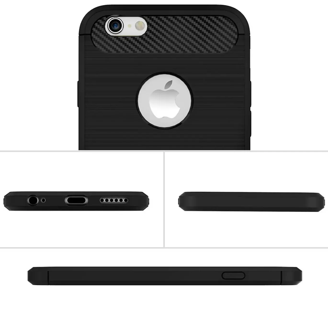 iPhone 6s Plus / 6 Plus - Carbon Case Hülle, stoßfest