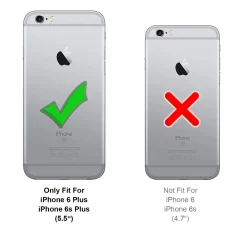 iPhone 6s Plus / 6 Plus - Fullscreen 9H Panzerglas Displayglas