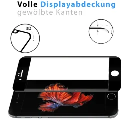 iPhone 6s Plus / 6 Plus - Fullscreen 9H Panzerglas Displayglas