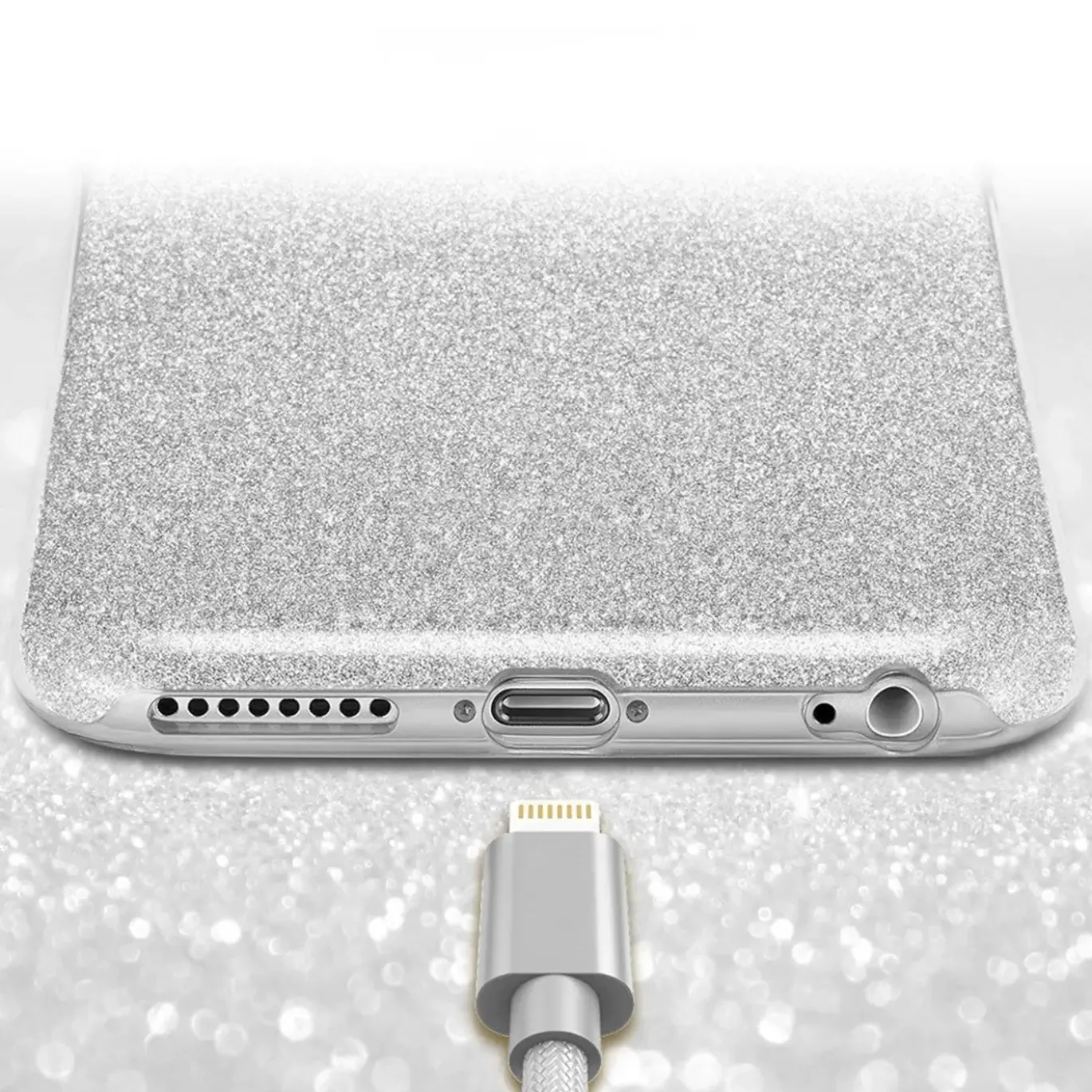 iPhone 6s Plus / 6 Plus - Glitzer TPU Hülle