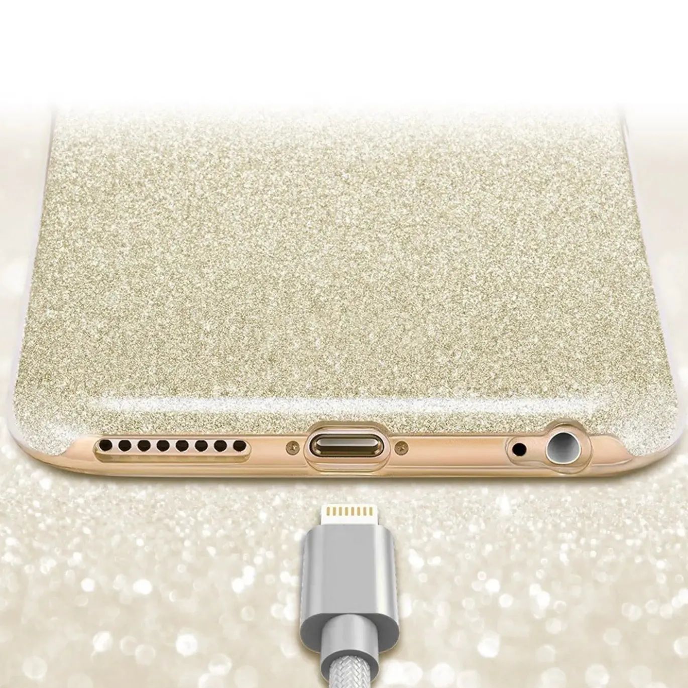 iPhone 6s Plus / 6 Plus - Glitzer TPU Hülle