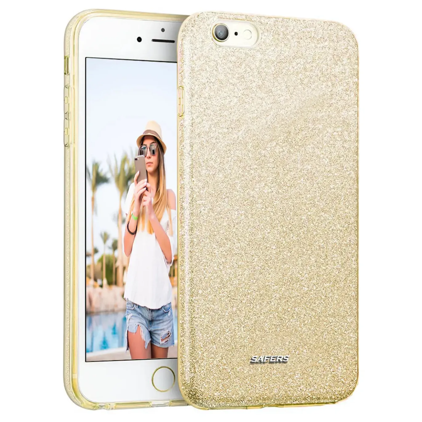 iPhone 6s Plus / 6 Plus - Glitzer TPU Hülle