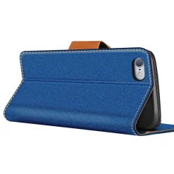 iPhone 6s Plus / 6 Plus - Jeanslook Klapphülle mit Kartenfach