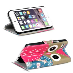 iPhone 6s Plus / 6 Plus - Motiv Klapphülle mit Kartenfächern & Standfunktion