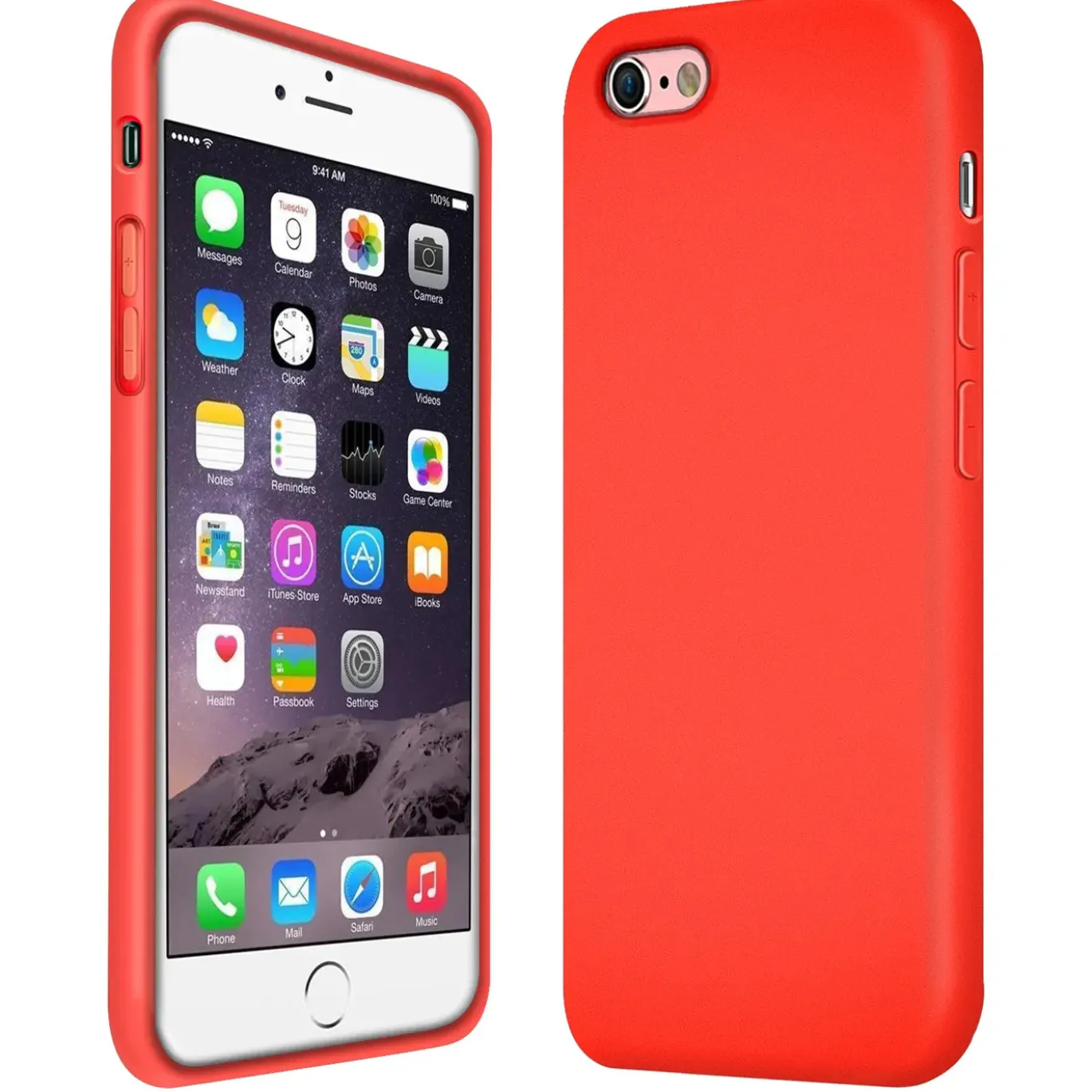iPhone 6s Plus / 6 Plus - Silikon Case mit Mikrofaser-Innenseite
