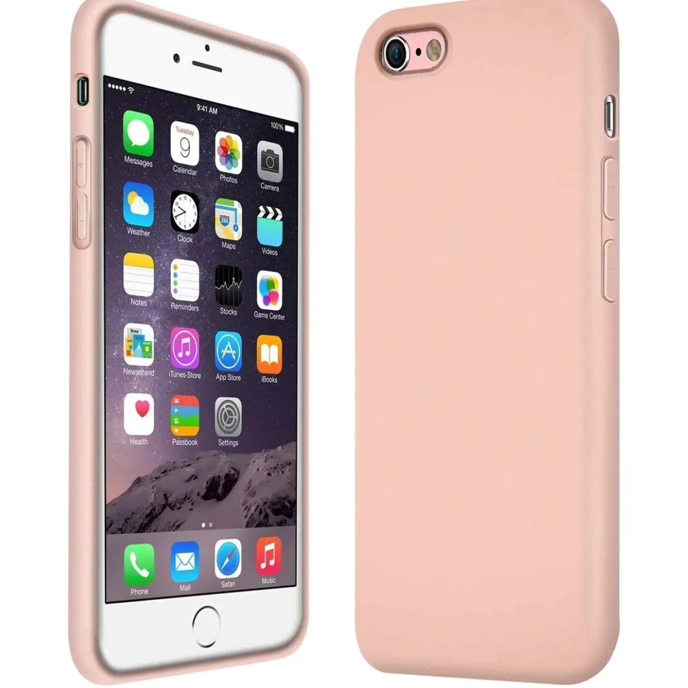 iPhone 6s Plus / 6 Plus - Silikon Case mit Mikrofaser-Innenseite